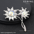 00048-xuping moda prata esterlina cor cristais de Swarovski, bom broche para convites de casamento